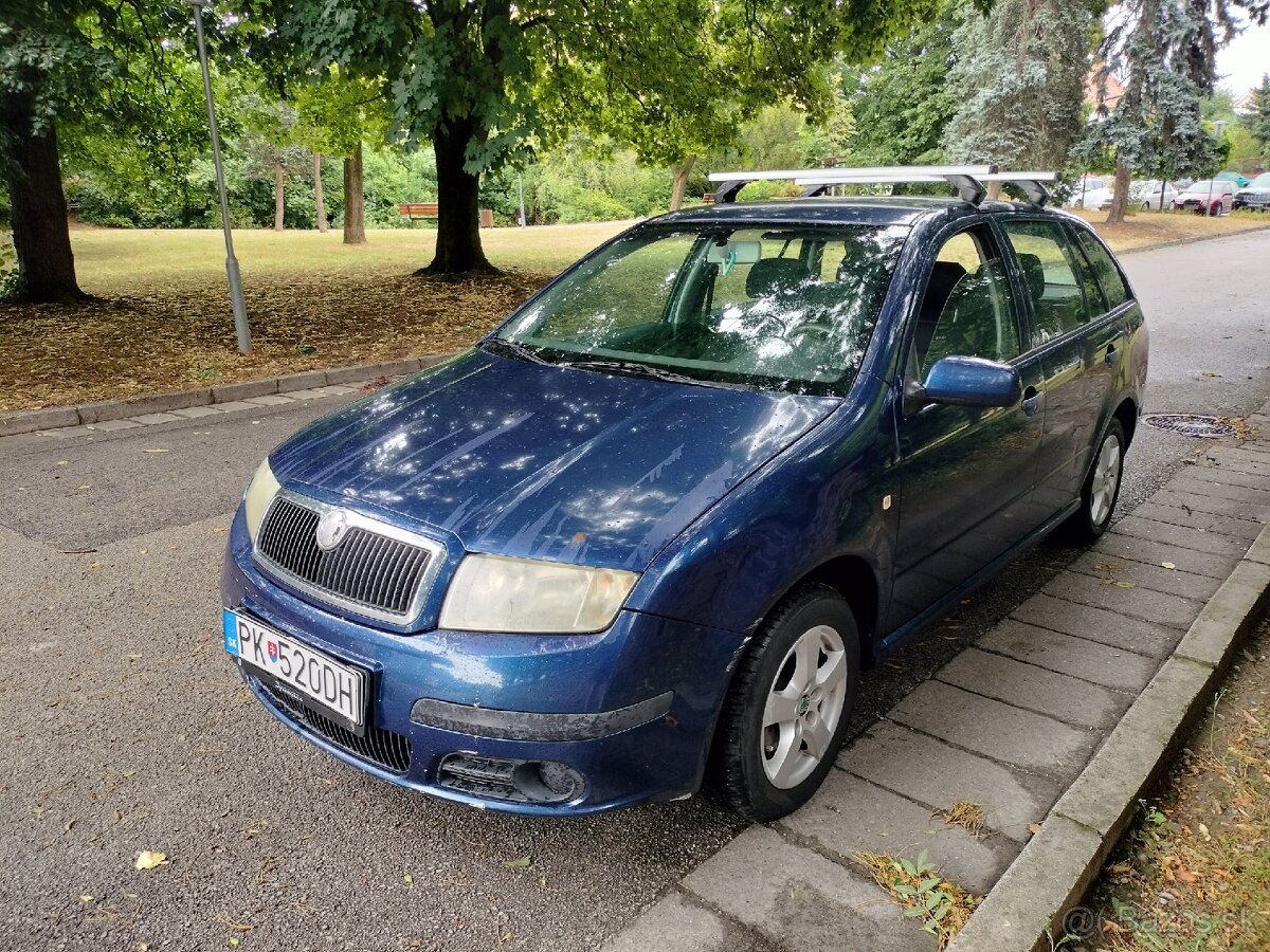 Škoda Fabia Combi 1.4i 16v 55kw LPG ROK 2006