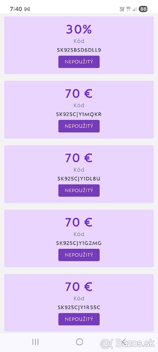 Darujem kupóny Dajana Rodriguez