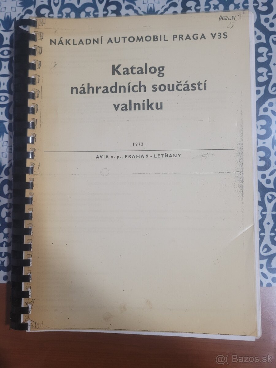 Katalog náhradných dielov V3S