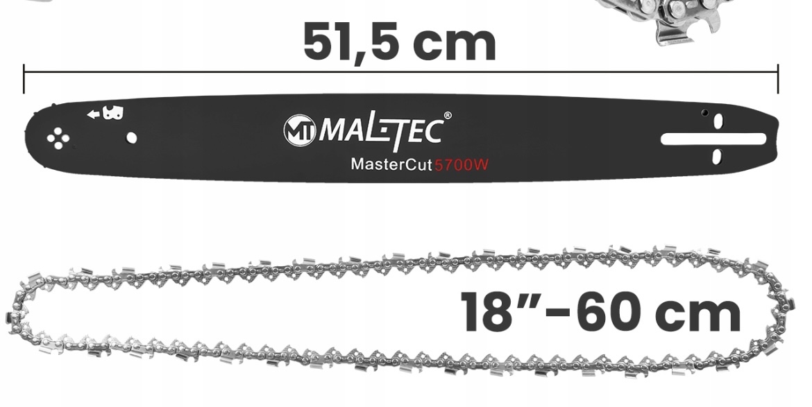 Predám vodiacu lištu a 2x reťaz