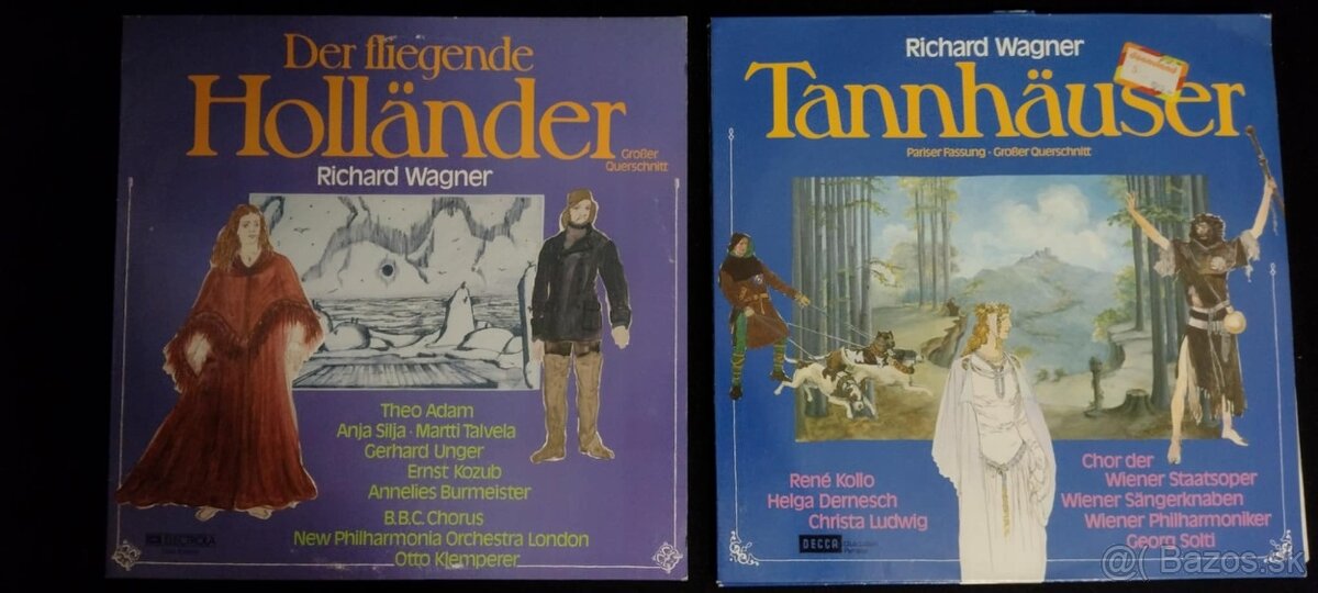 LP klasika Domingo/ Vivaldi/ Wagner/ Pavarotti ...