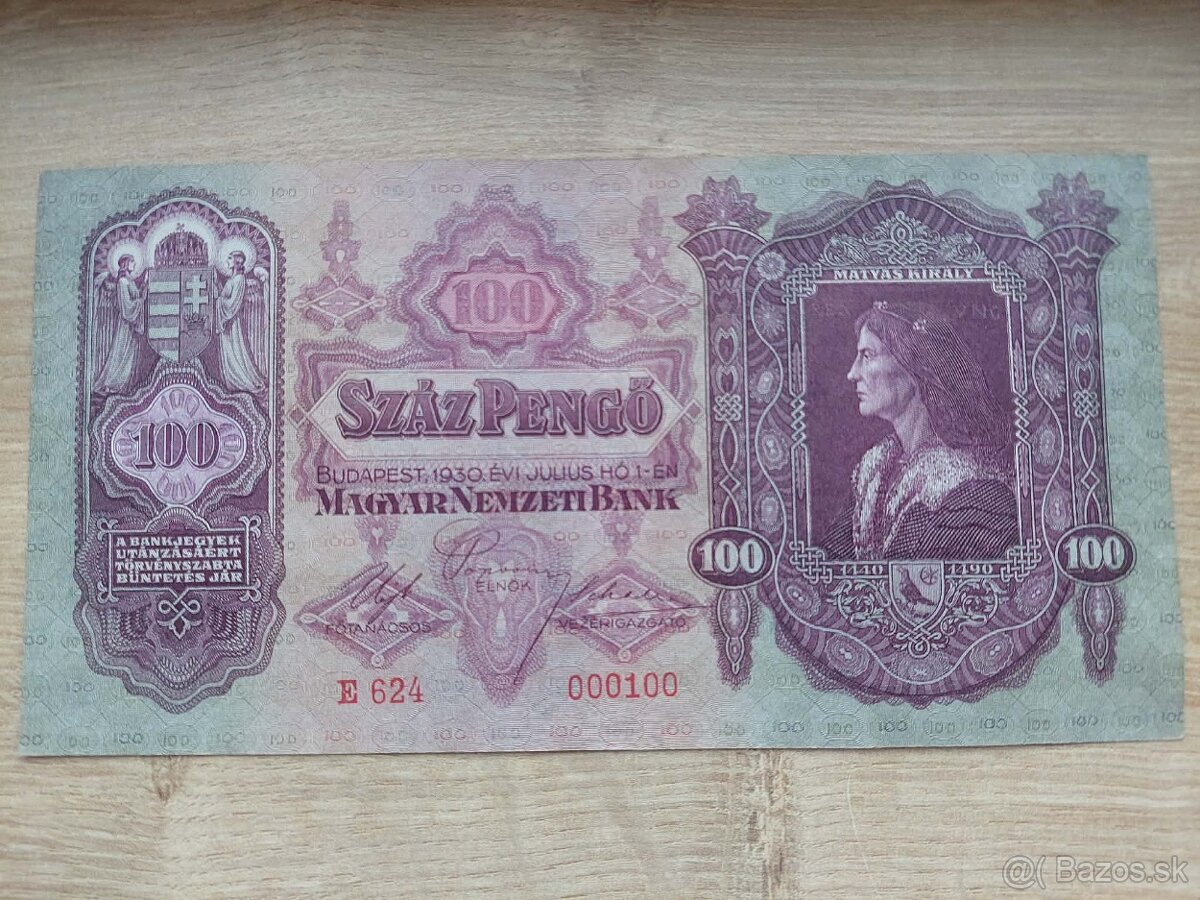 100 Pengő 1930
