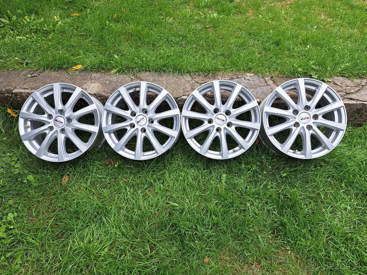 Elektrony Platin 16 - 5x112 plus krytky platin