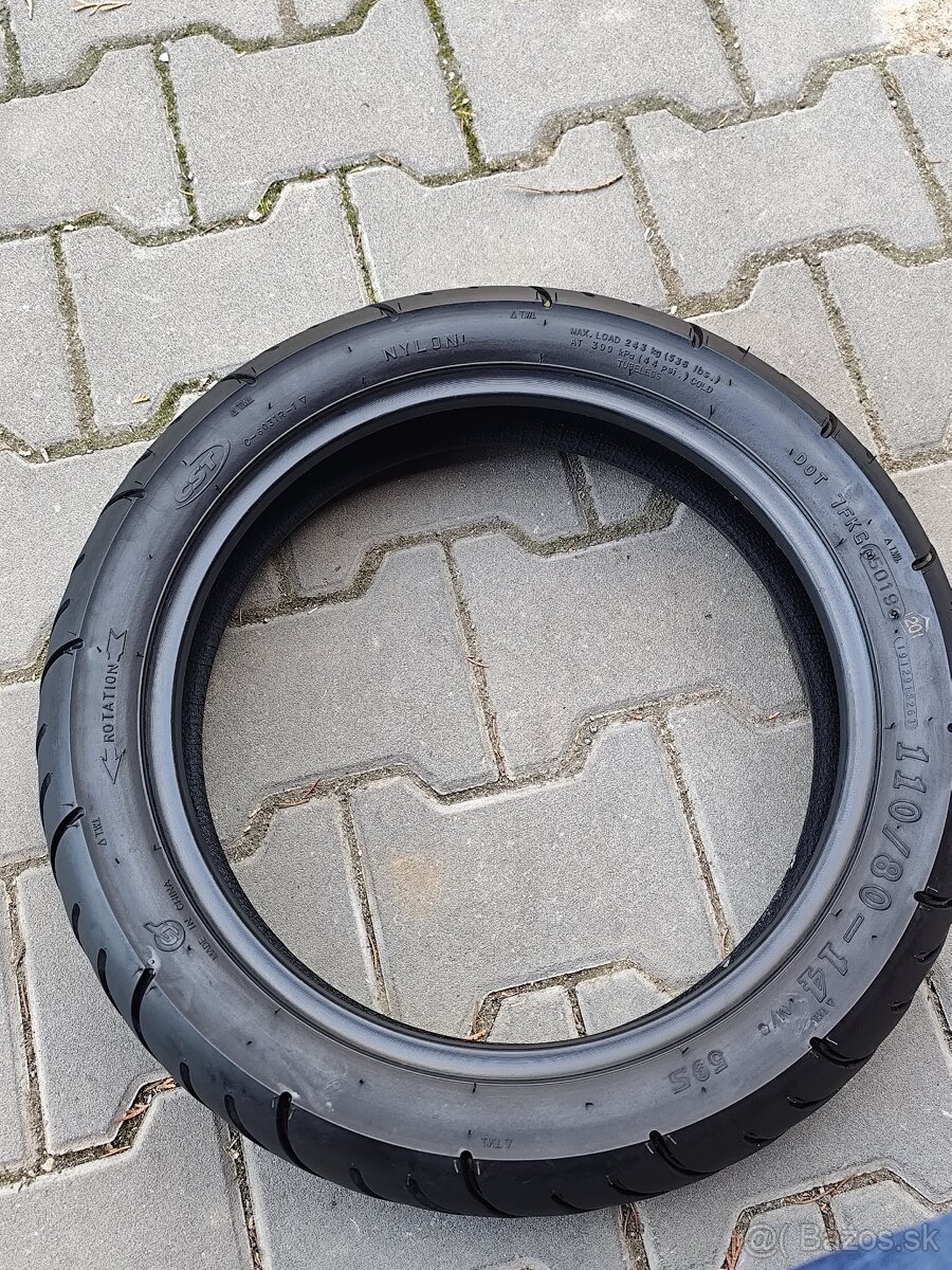 Pneumatika 110/80r14 125cm³