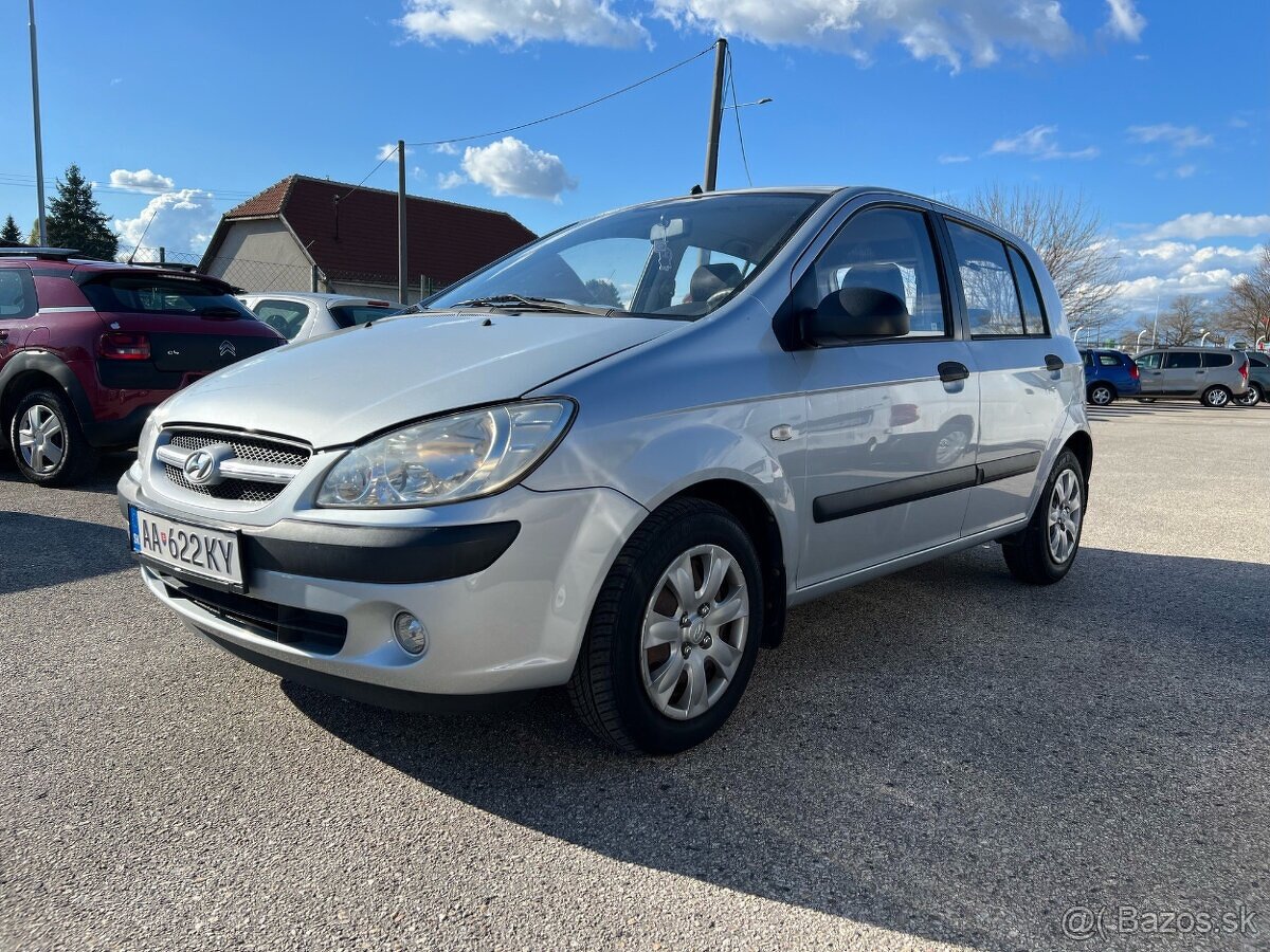 Hyundai Getz 1.1 benzín, 49kW, MT/5, rok:05.2007.