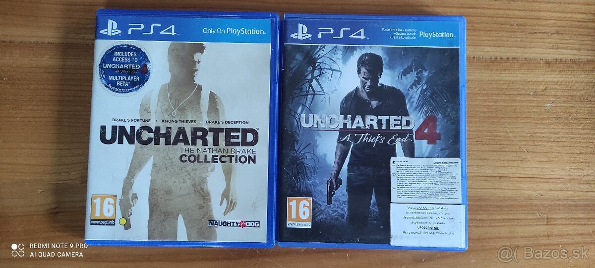 Uncharted 1/2/3/4 cz (ps4)