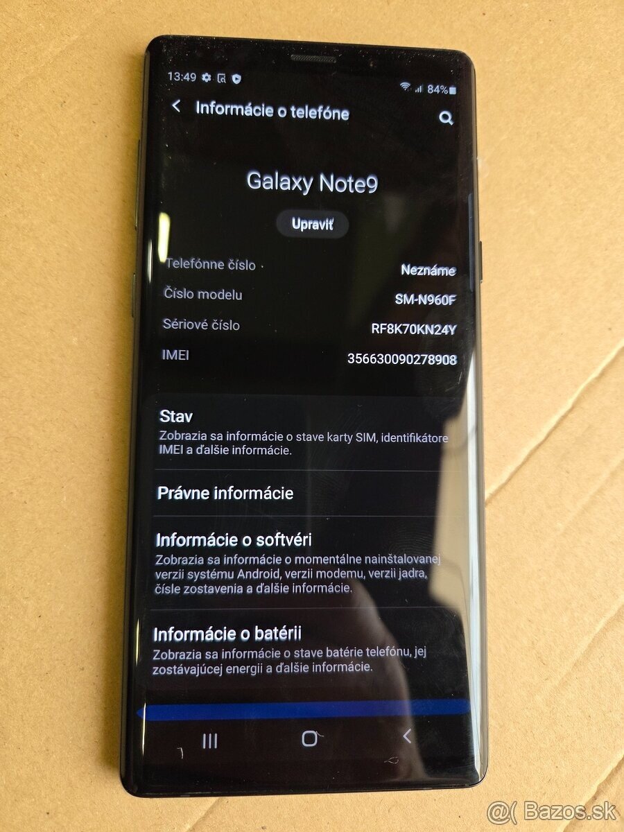 Galaxy note 9