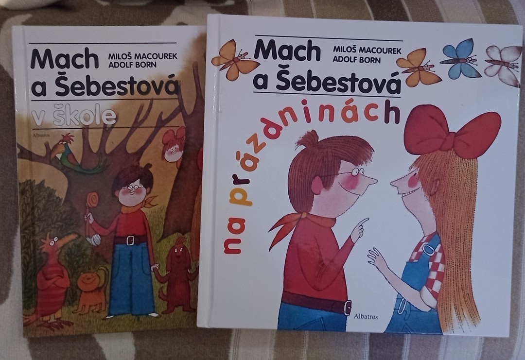 2 knihy Mach a Šebestová TOP stav