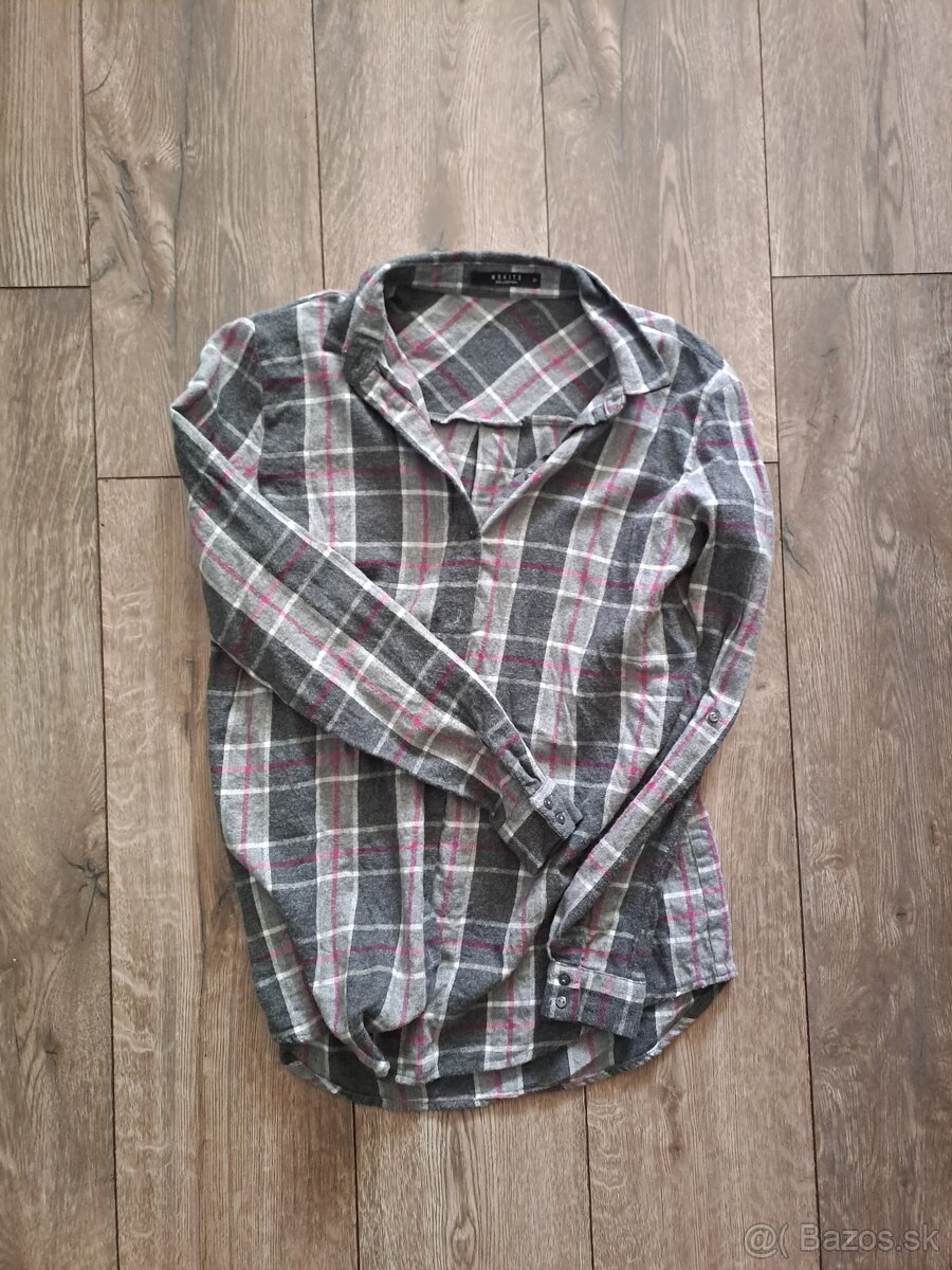 Siva karovana kosela damska