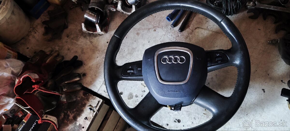 Multifunkčný volant, páčky, podvolantovy krúžok Audi A6 C6