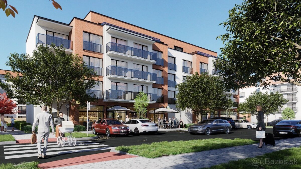 Projekt PARADAJS, Hlohovec novostavba 1izbový byt, výmera (4