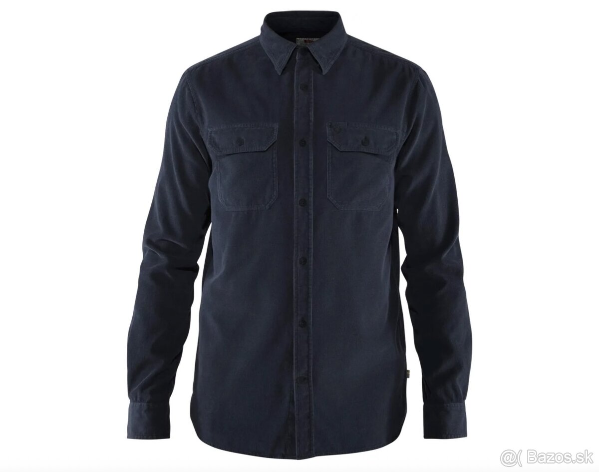 Menčestrová outdoor košeľa Fjallraven Ovik Cord Shirt M Navy
