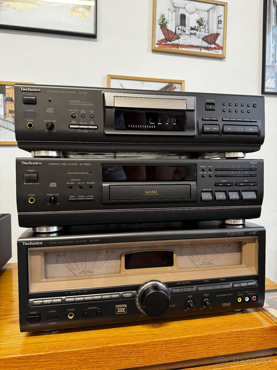 Technics SL PS 7, výborný cd Player