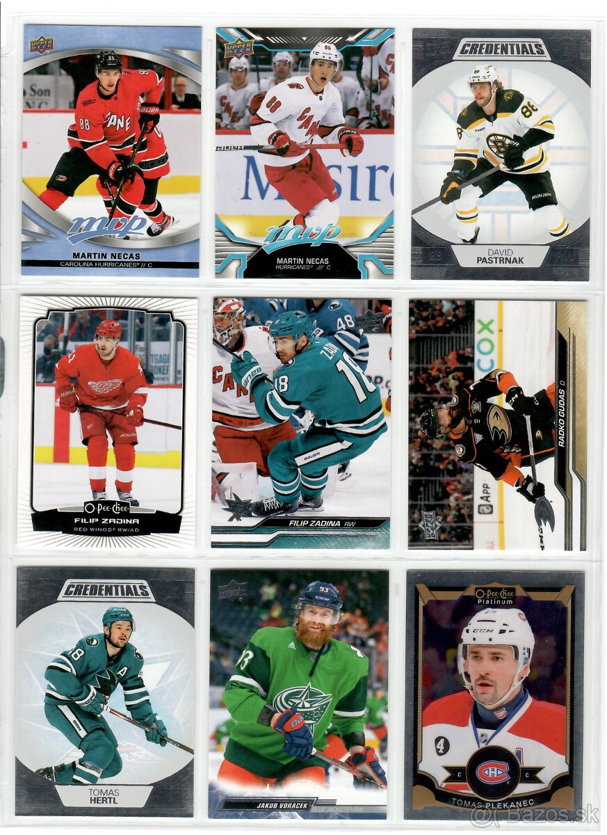Predam nove hokejove karticky NHL