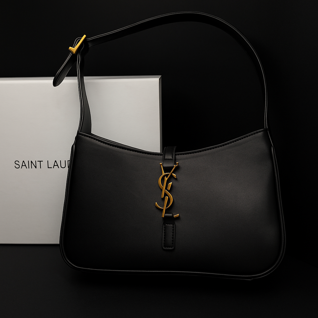 Kabelka YSL cierna/bezova