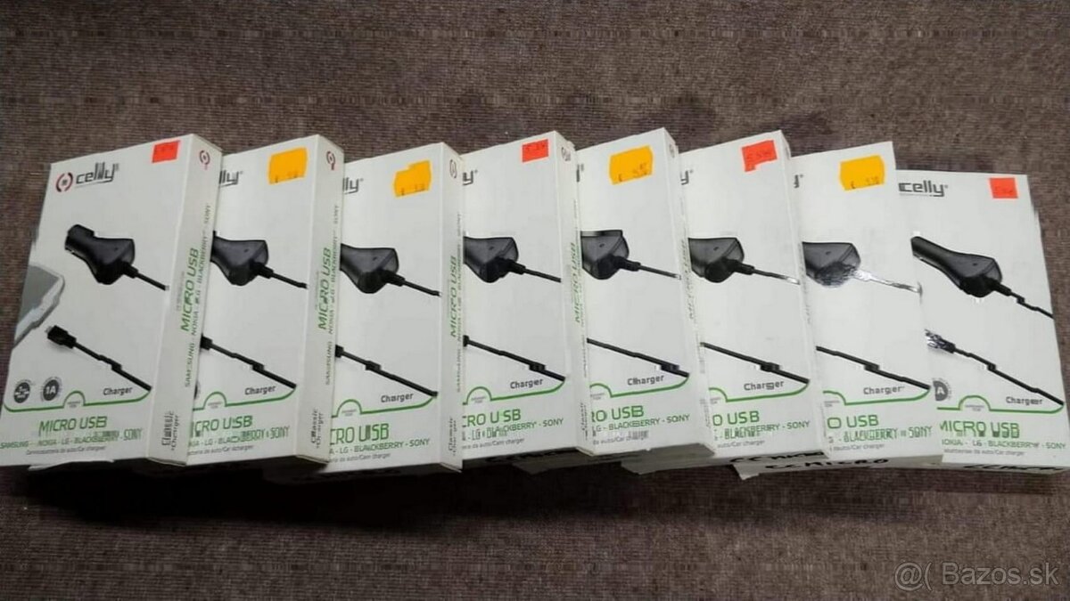 CELLY autonabíjačka microUSB (1A)