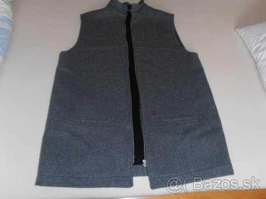 nová oversize vlnená vesta