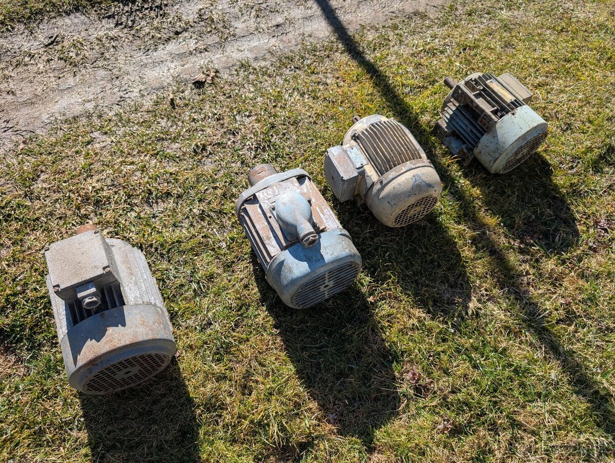 Predám trojfázové elektromotory
