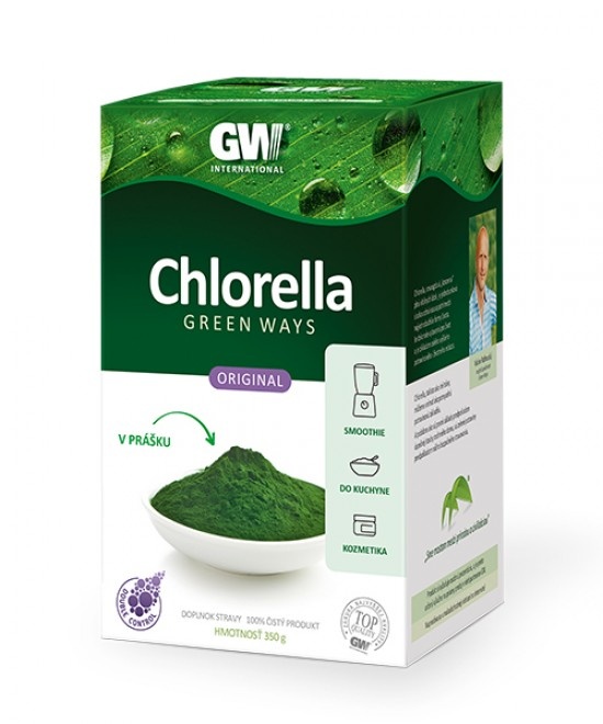 Greenways chlorella prasok 350g