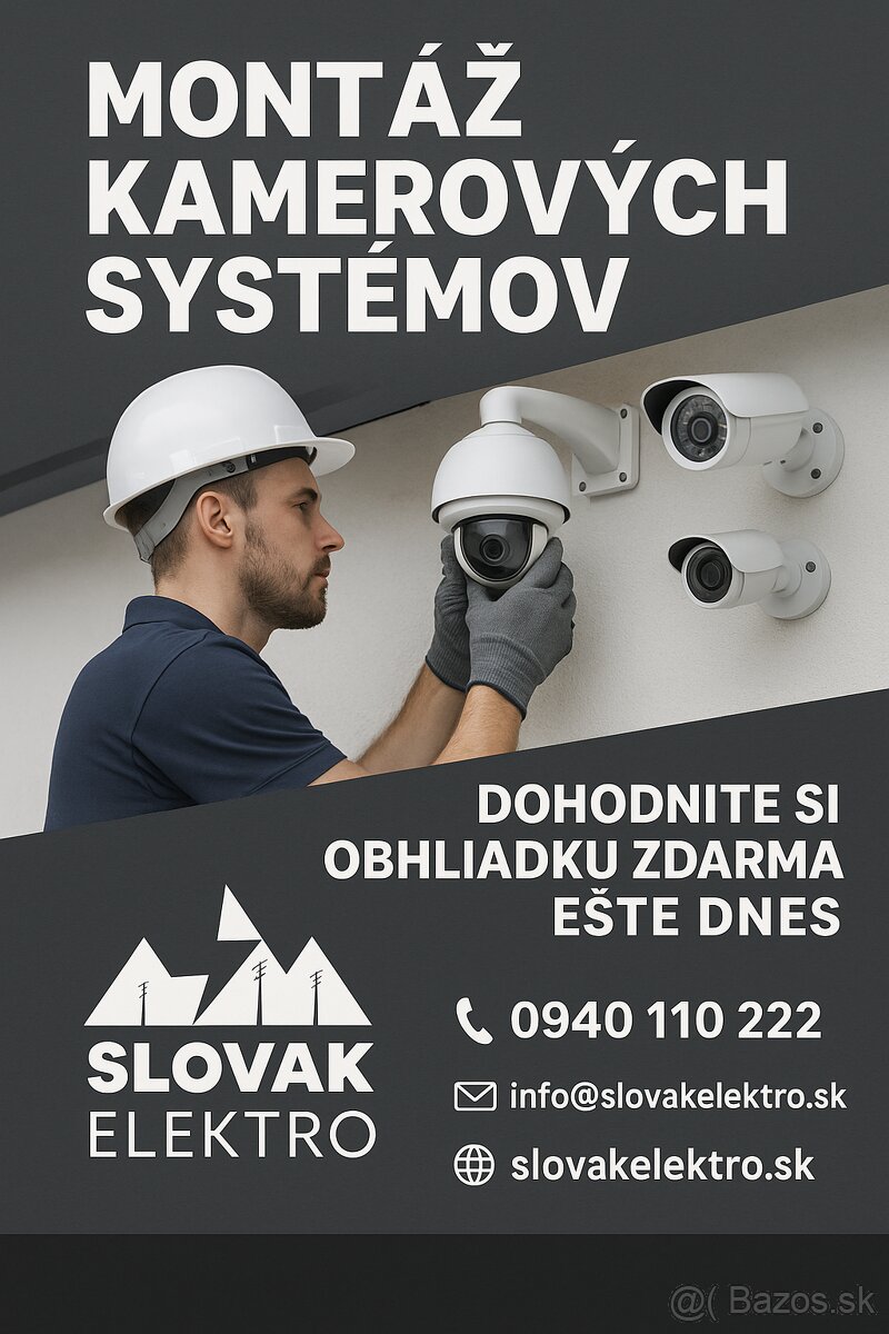 Kamerové systémy Košice a okolie
