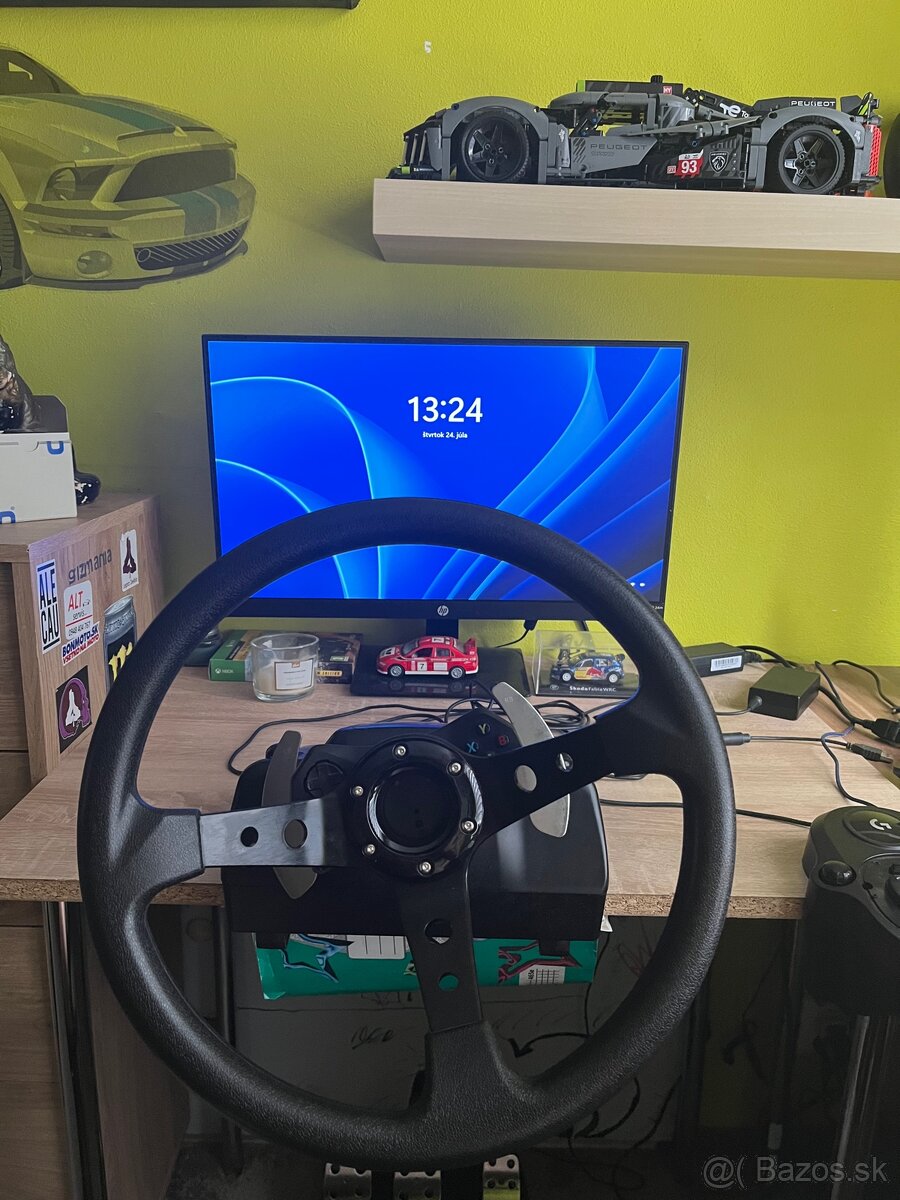 Logitech g920 + riadiaca páka + volant
