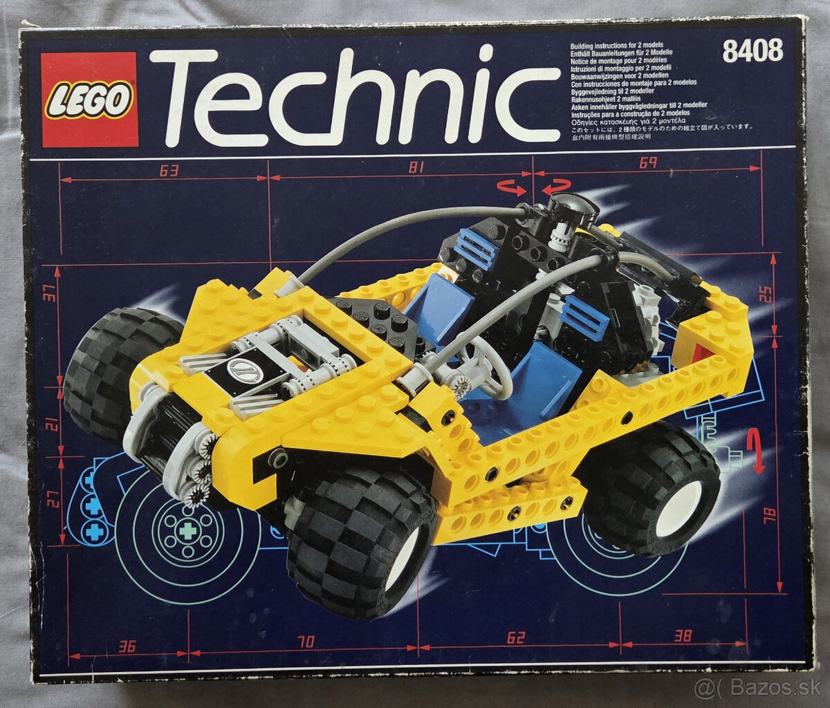 Lego Technic 8408, 90 roky, Na predaj