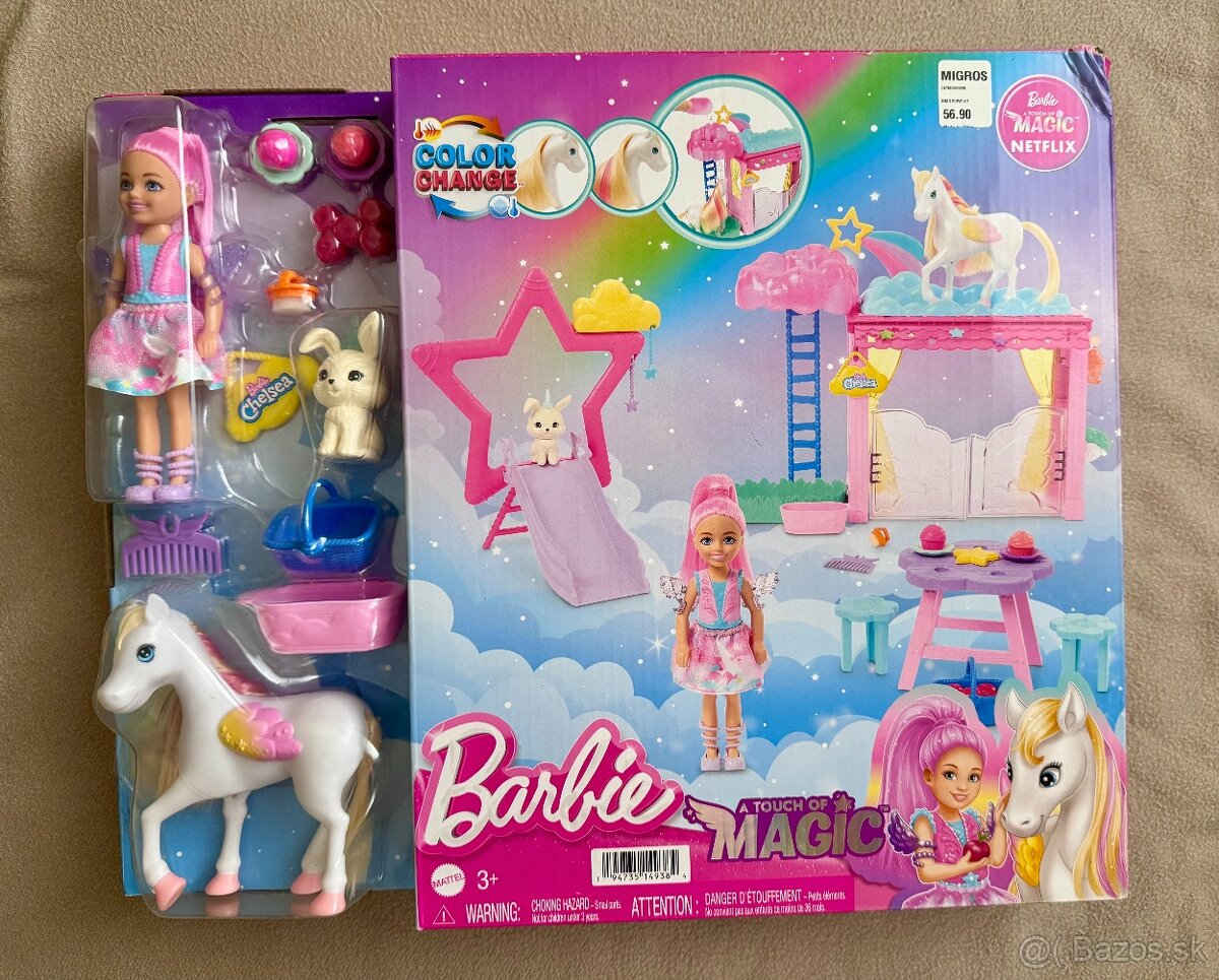 NOVÁ Barbie: A Touch of Magic (Chelsea) + poník