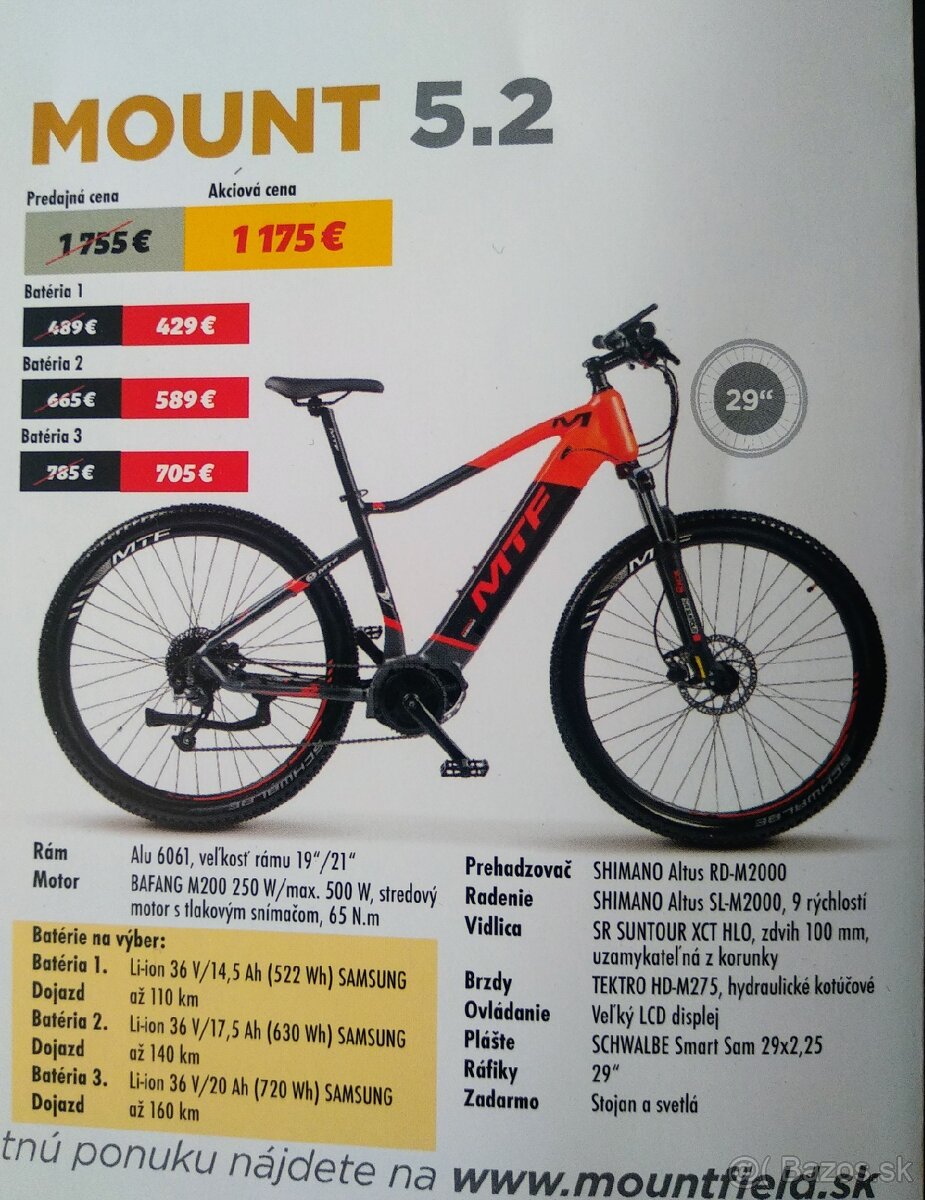 Ebike MTF - predám