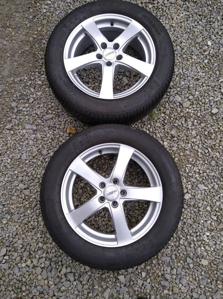 16" sada Škoda, VW, Seat + zimné pneumatiky.