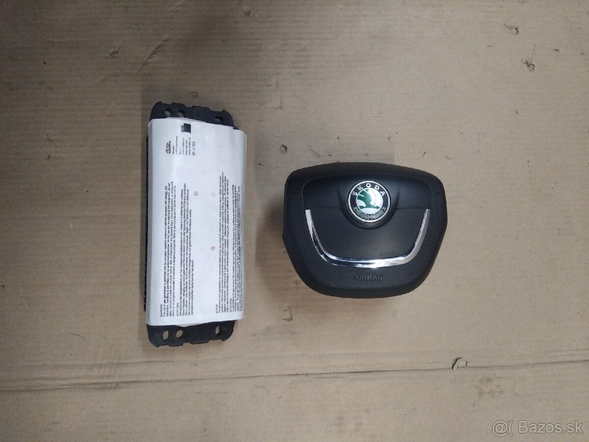 airbagy, pásy Octavia 2 facelift