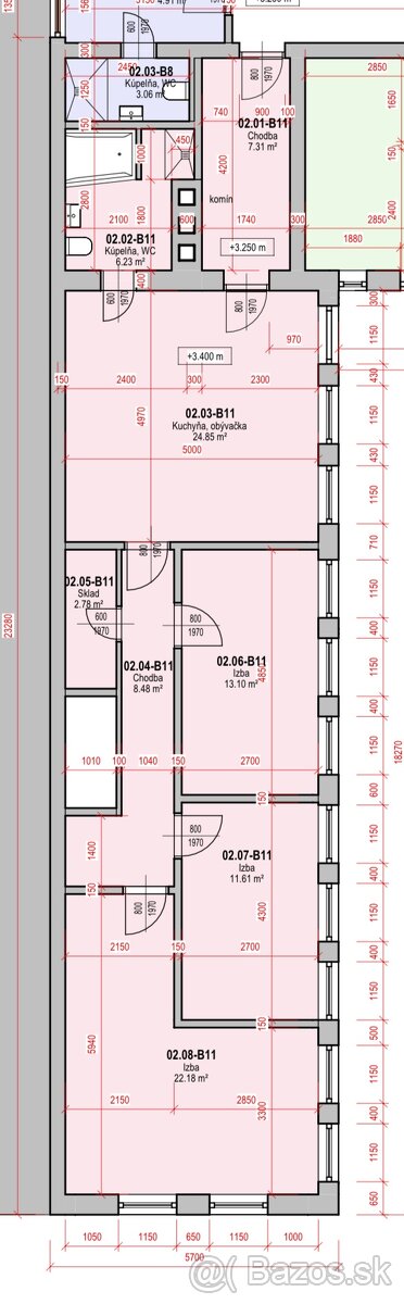 4 izbový byt s parkovacím miestom v cene bytu