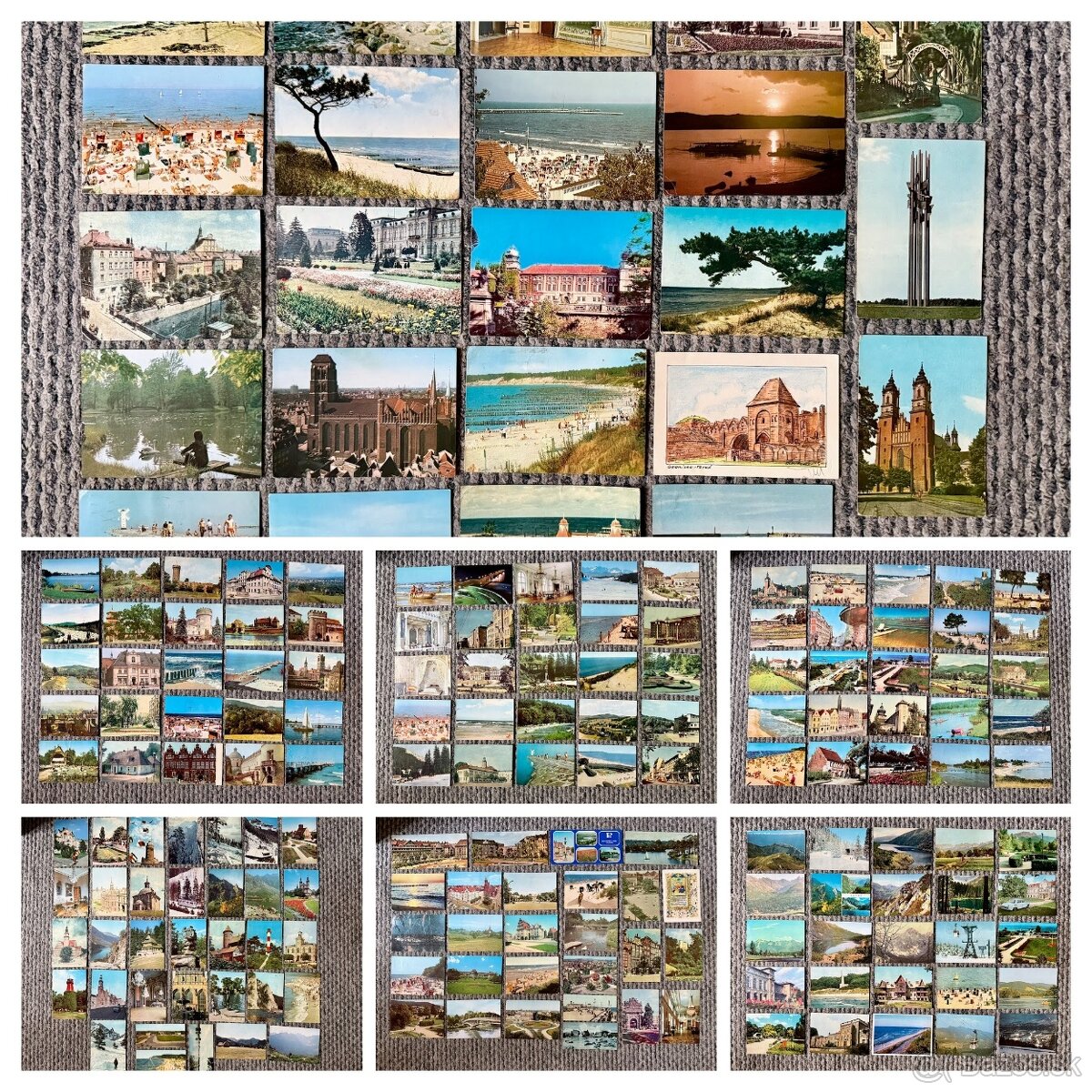 Retro pohľadnice socializmus Poľsko - 184 kusov