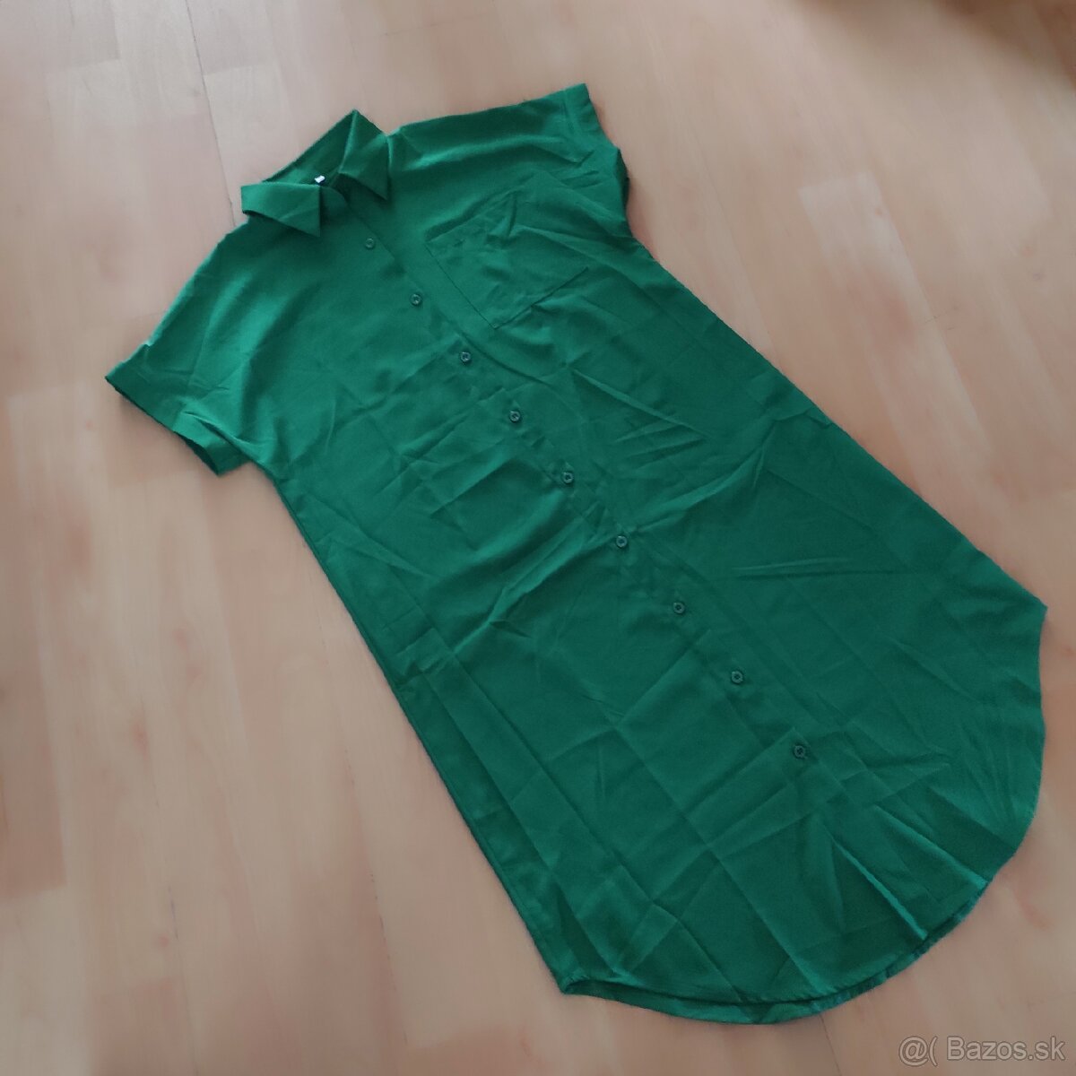 Košeľové šaty voľného strihu