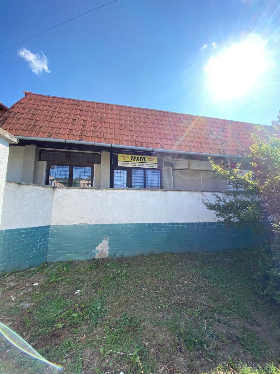 PRENÁJOM nebytových priestorov - Čebovce