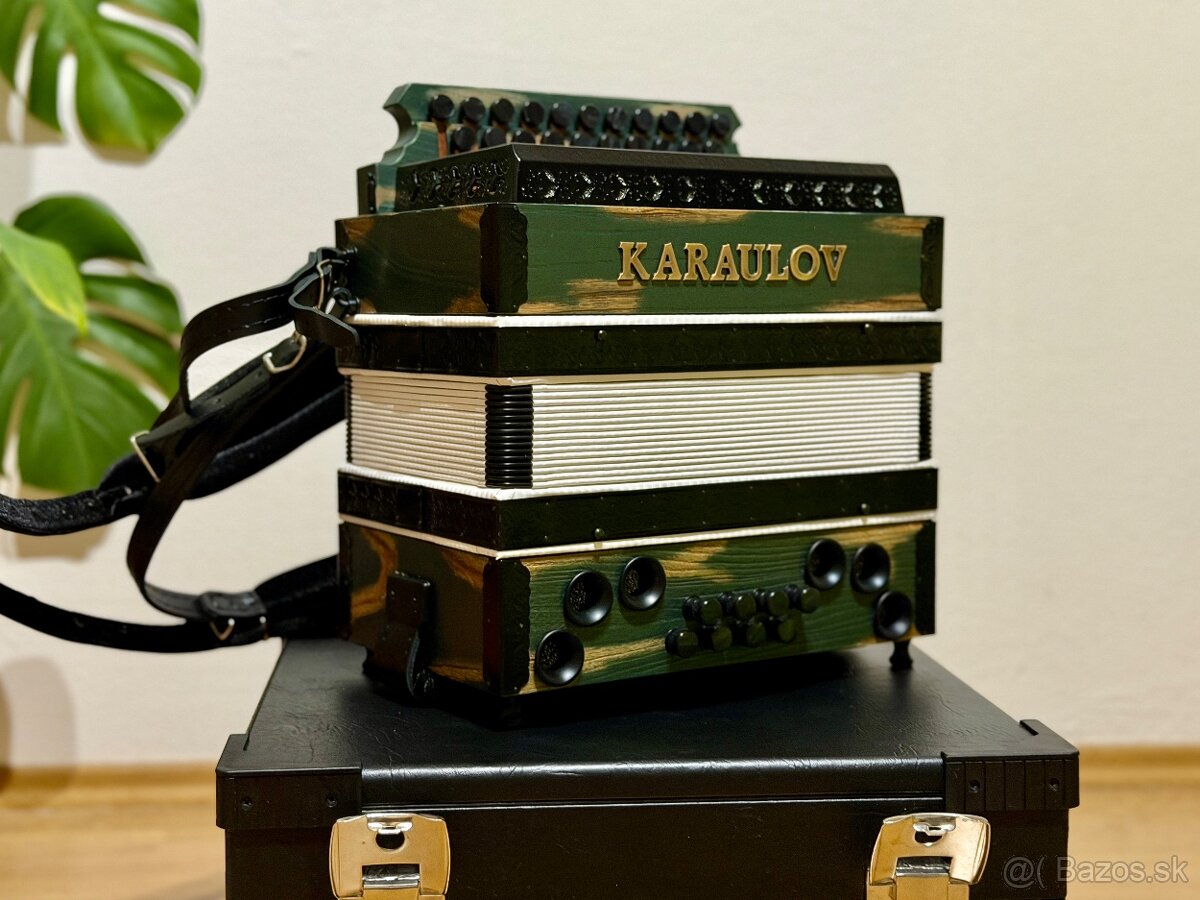 Heligónka Karaulov 2.rad CF(nová)