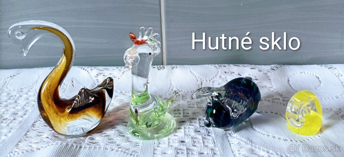 Sklenené dekorácie - zberateľské