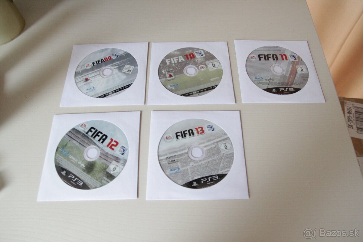 Hry Fifa a PES na PS3 - Cz verzie - od 3€/Kus