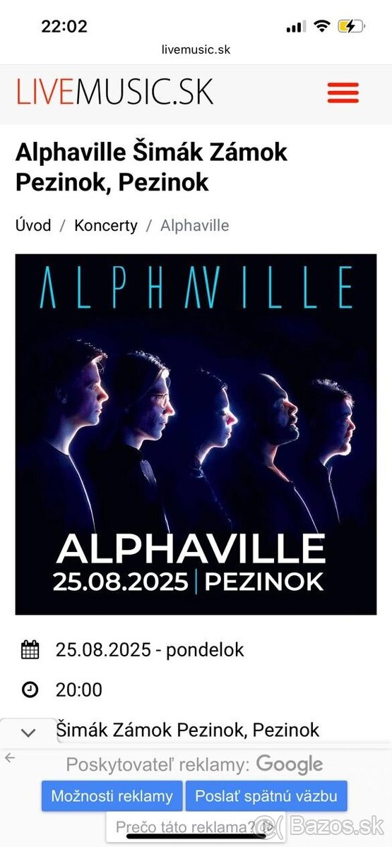 ALPHAVILLE koncert