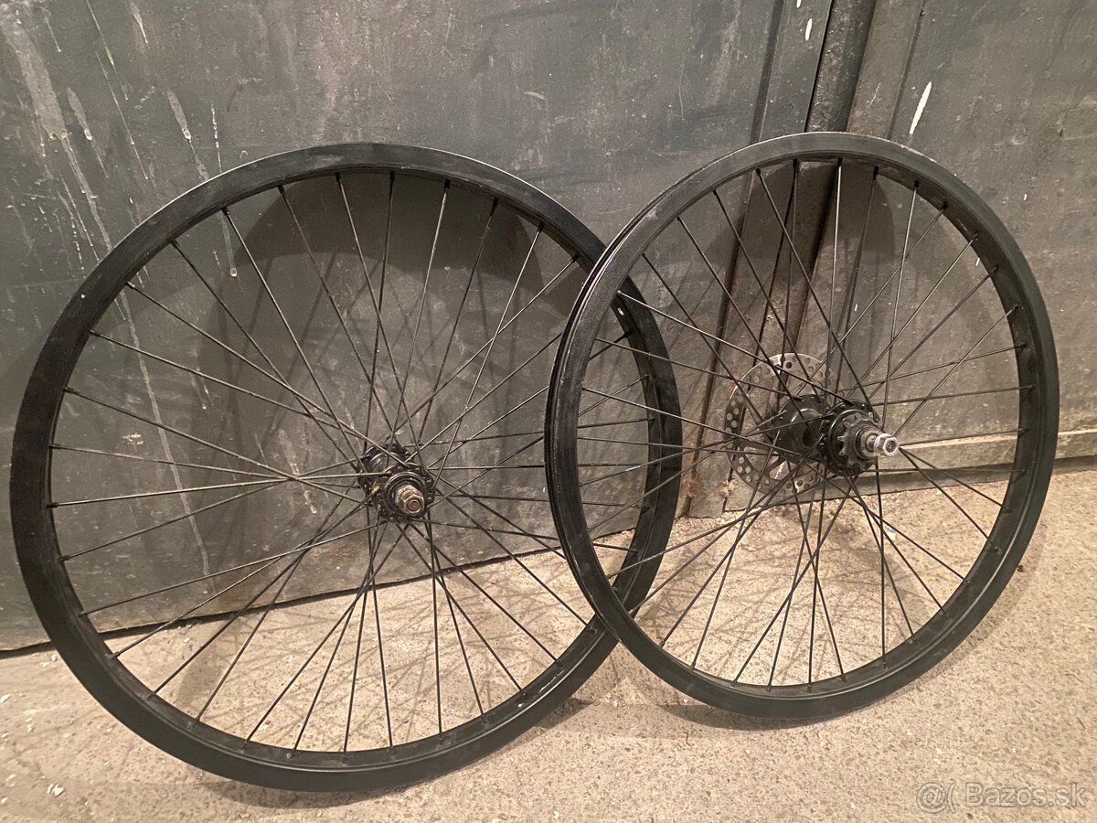 Dirt kolesa 24 / single speed, 140 brzdový kotúč