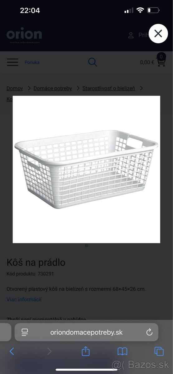 Zehlenie pradla pre domacnosti