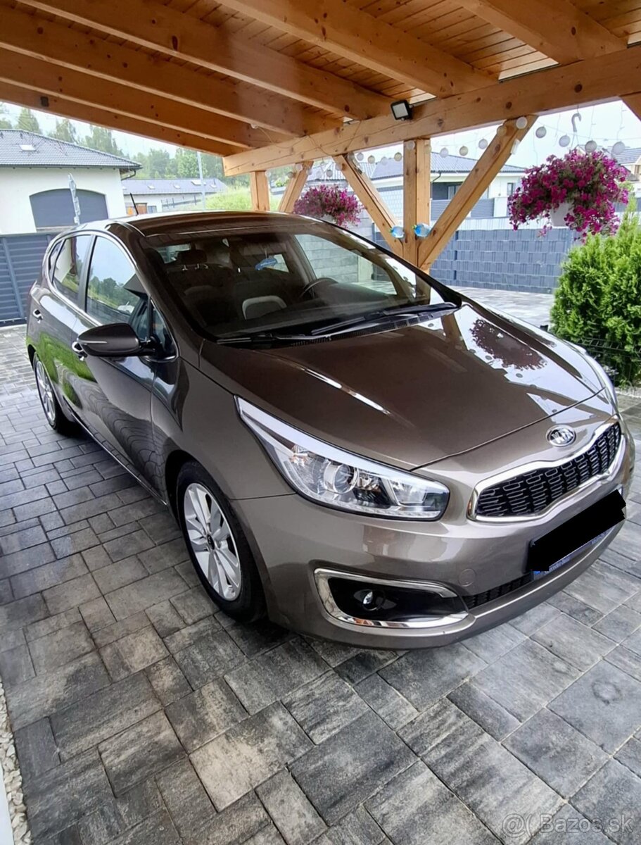 KIA CEED,1.6I,5/2016,95 000KM,BENZÍN,KUPOVANÁ NA SLOVENSKU