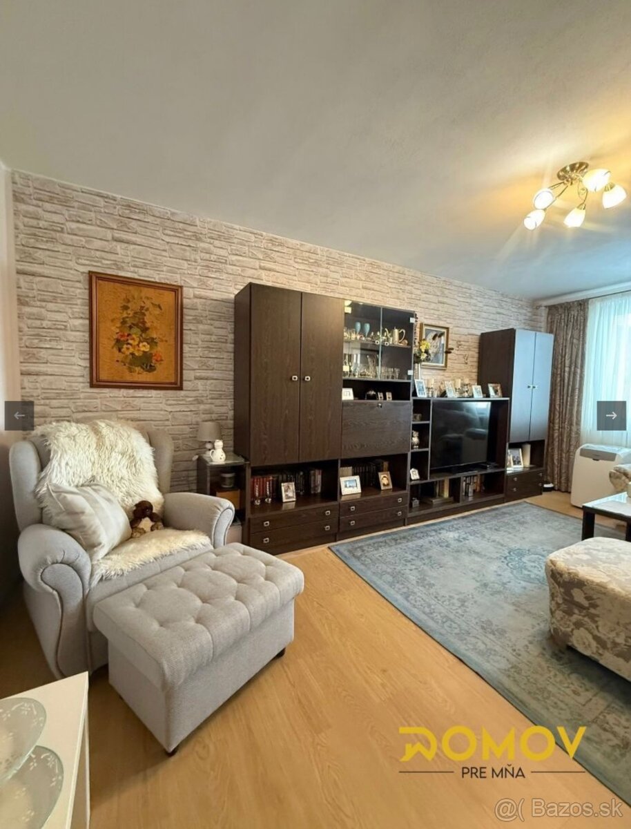 3 izbový byt s balkónom obklopený zeleňou