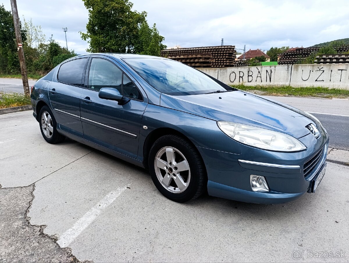Peugeot 407 2.0Hdi 100kw diesel 2008 M6 nová STK a EK