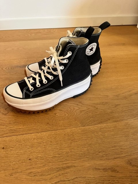 Predaj vysoké textilné tenisky CONVERSE, farba čierna