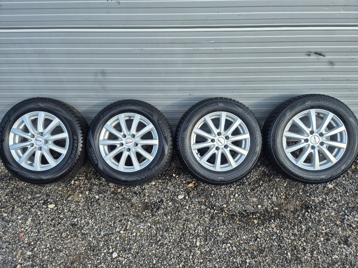 Zimná sada 5x112 r16 Et42 VW, Škoda, Seat
