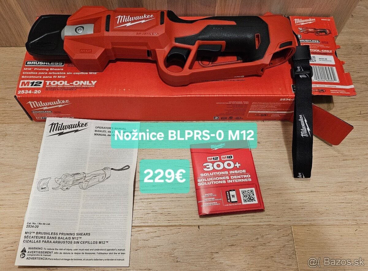 Nožnice Milwaukee M12BLPRS
