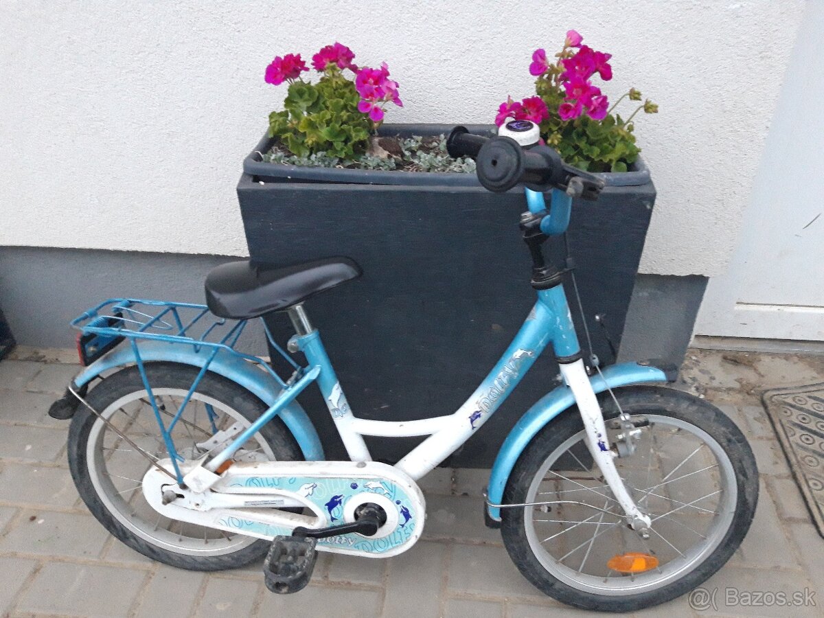 Ponúkam Detský bicykel ,,16, zachovalý