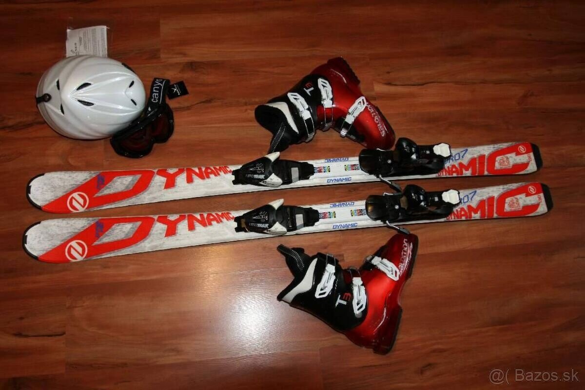 lyže Dynamic 130 cm , salomon lyžiarky