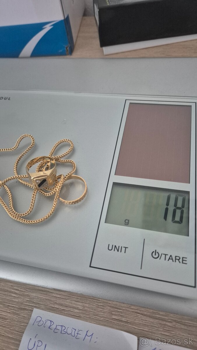 Zlaté šperky pánske