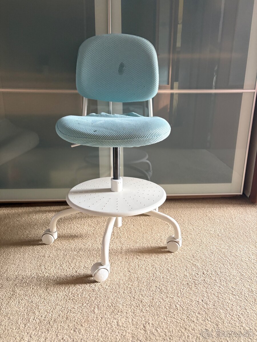 Detská otočná stolička IKEA